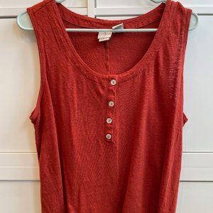 Linen tank top